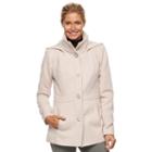 Women's D.e.t.a.i.l.s Hooded Single-breasted Peacoat, Size: Small, Med Beige