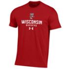 Boys 8-20 Under Armour Wisconsin Badgers Youth Live Tee, Size: L 14-16, Red