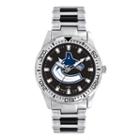 Men's Game Time Vancouver Canucks Heavy Hitter Watch, Silver