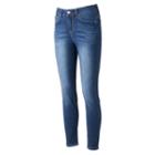 Women's Angels Tummy Slimming Faded Skinny Jeans, Size: 16, Ovrfl Oth