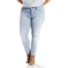 Plus Size Levi's 310 Shaping Super Skinny Jeans, Women's, Size: 18 - Regular, Light Blue