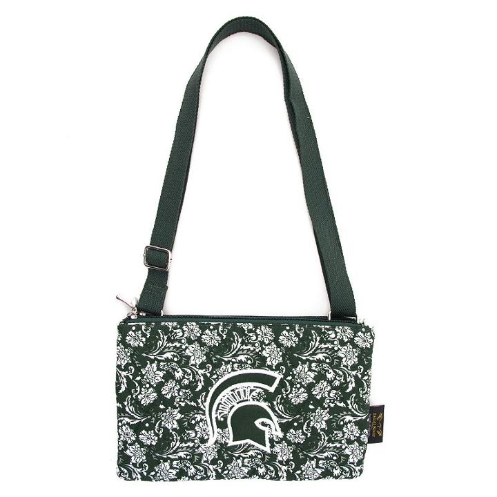 Michigan State Spartans Bloom Crossbody Bag, Women's, Multicolor