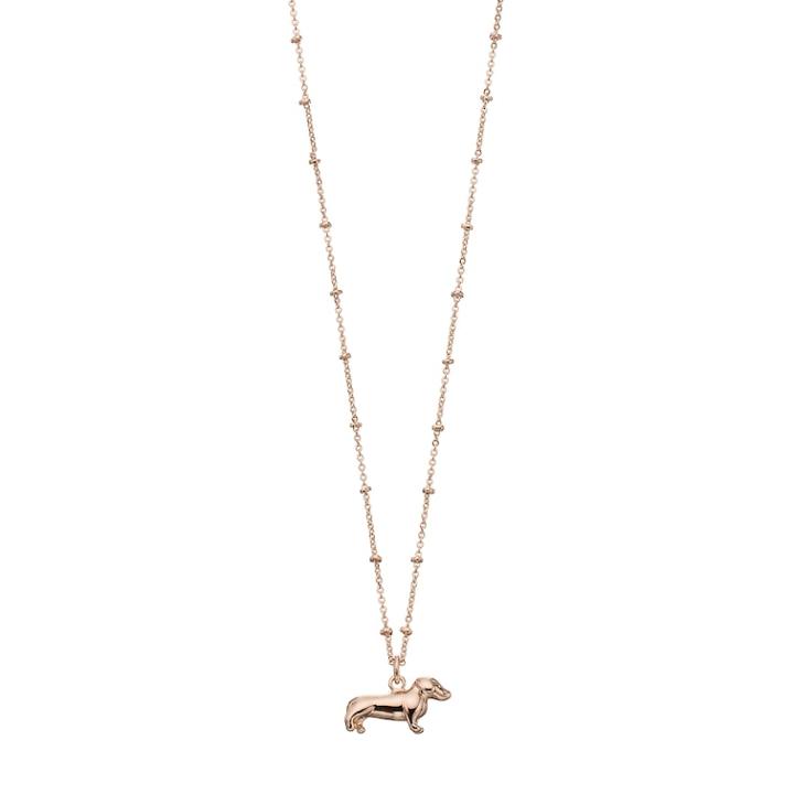 Lc Lauren Conrad Dachshund Pendant Necklace, Women's, Light Pink