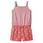 Girls 4-10 Jumping Beans&reg; Tank Top Romper, Girl's, Size: 5, Lt Orange