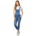 Juniors' Wallflower Mid-rise Skinny Denim Overalls, Teens, Size: Small, Red Overfl