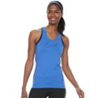 Women's Nike Swoosh Graphic Racerback Tank, Size: Xs, Blue
