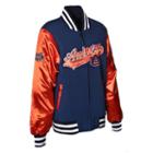 Women's Franchise Club Auburn Tigers Sweetheart Varsity Jacket, Size: Medium, Blue (navy)