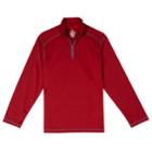 Boys 8-20 Chaps Performance Quarter-zip Top, Size: 10-12, Red