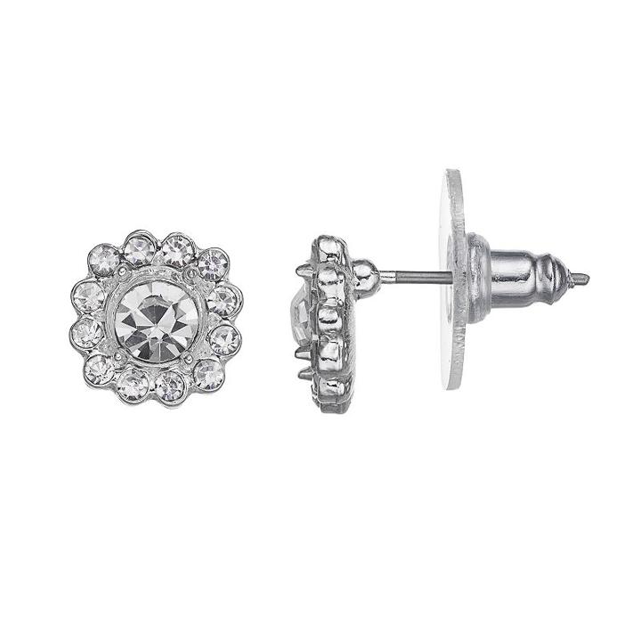 Lc Lauren Conrad Halo Stud Earrings, Women's, Silver