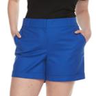 Plus Size Apt. 9&reg; Torie Cuffed Shorts, Women's, Size: 20 W, Med Blue
