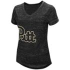 Women's Campus Heritage Pitt Panthers Pocket Tee, Size: Large, Med Grey