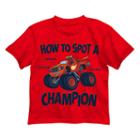 Boys 4-7 Blaze And The Monster Machines How To Spot A Champion Graphic Tee, Boy's, Size: 4, Brt Red
