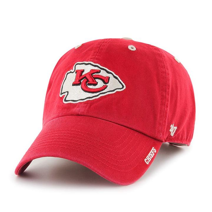 Adult '47 Brand Kansas City Chiefs Ice Adjustable Cap, Ovrfl Oth