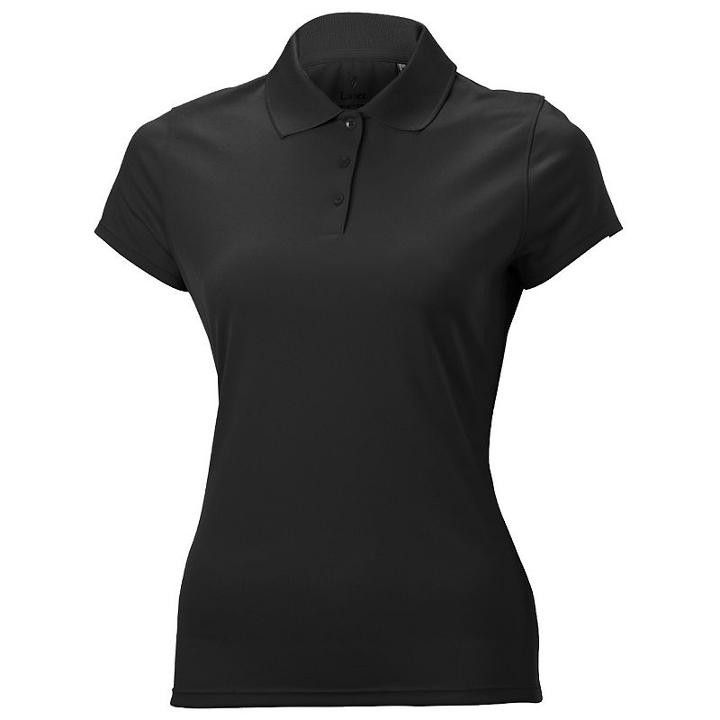 Nancy Lopez Luster Golf Polo - Women's, Size: Large, Black
