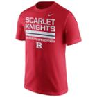 Men's Nike Rutgers Scarlet Knights Local Verbiage Tee, Size: Xxl, Red