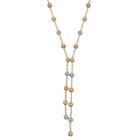 Everlasting Gold Tri-tone 10k Gold Beaded Necklace, Women's, Size: 17