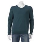 Big & Tall Sonoma Goods For Life&trade; Solid V-neck Sweater, Men's, Size: 4xb, Med Blue