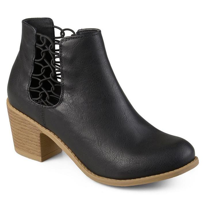 Journee Collection Talise Women's Ankle Boots, Size: 9, Black
