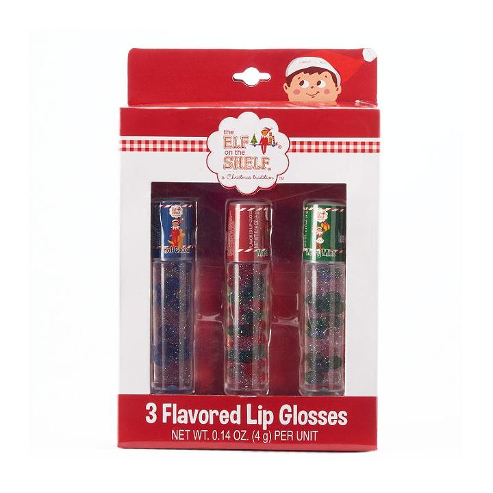 The Elf On The Shelf Girls 3-pk. Glitter Lip Gloss Set (cocoa)