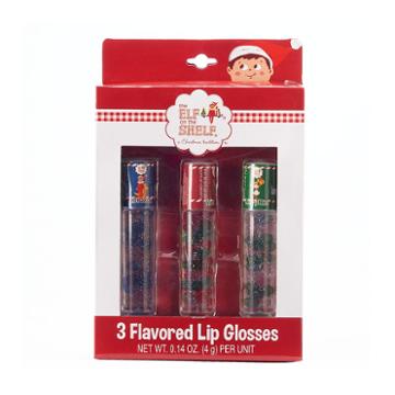 The Elf On The Shelf Girls 3-pk. Glitter Lip Gloss Set (cocoa)