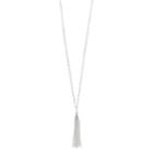 Lc Lauren Conrad Fringe Pendant Necklace, Women's, White