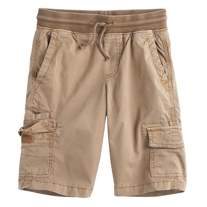 Boys 8-20 Urban Pipeline Maxflex Pull-on Cargo Sharts, Size: Large, Med Beige