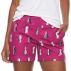 Women's Apt. 9&reg; Torie Cuffed Shorts, Size: 14, Dark Pink