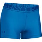 Under Armour, Women's Heatgear Armour Shorty Shorts, Size: Large, Brt Blue