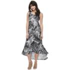 Women's Apt. 9&reg; Ruffle High-low Maxi Dress, Size: Medium, Black
