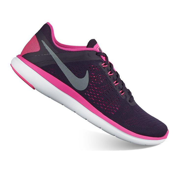 Nike Flex Run 2016 Women's Running Shoes, Size: 5, Drk Purple