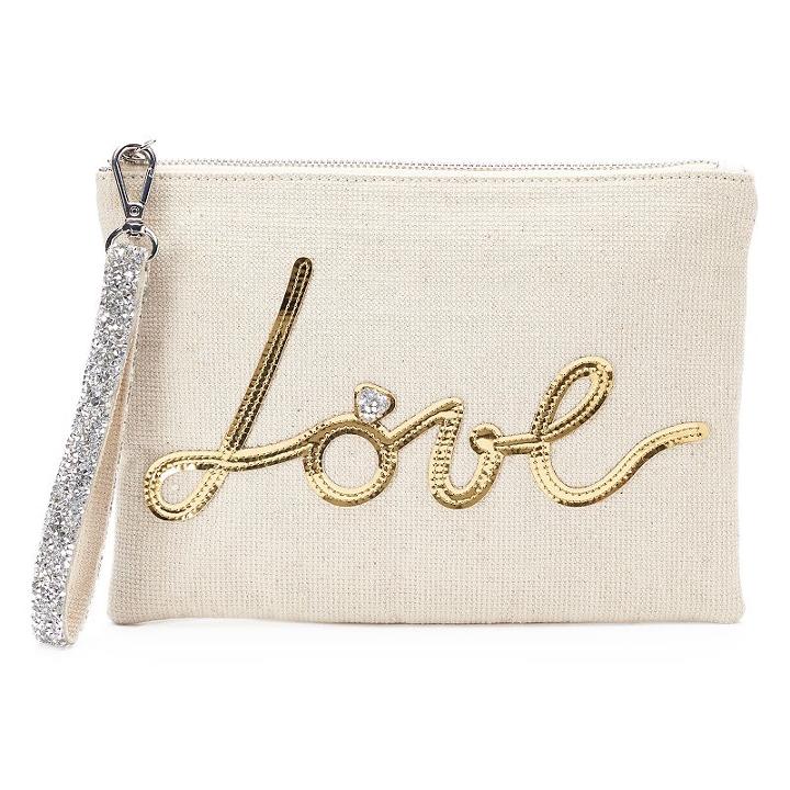 Juicy Couture Love Wristlet, Women's, White