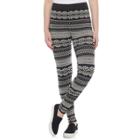Juniors' Pink Republic Seamless Lined Leggings, Teens, Size: Medium, Dark Grey