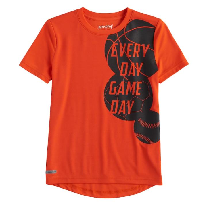 Boys 4-10 Jumping Beans&reg; Hi-low Vented Tee, Size: 5, Med Orange