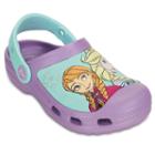 Crocs Disney Frozen Elsa & Anna Kids' Clogs, Girl's, Size: 10-11 T, Lt Purple