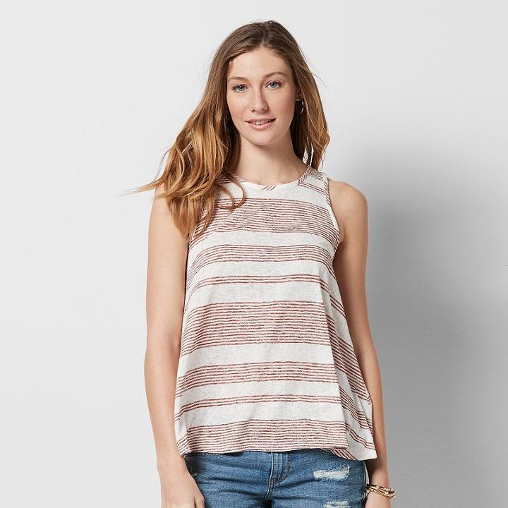 Women's Sonoma Goods For Life&trade; Swing Tank, Size: Small, Red