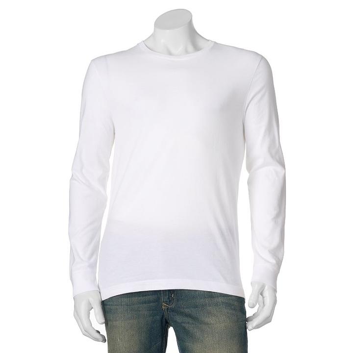 Men's Sonoma Goods For Life&trade; Weekend Modern-fit Crewneck Tee, Size: Large, White