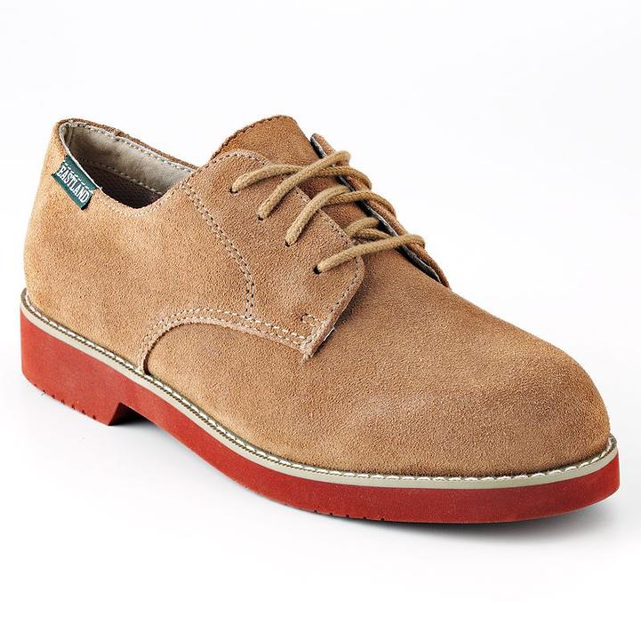 Eastland Buck Women's Oxford Shoes, Size: Medium (6.5), Beig/green (beig/khaki)