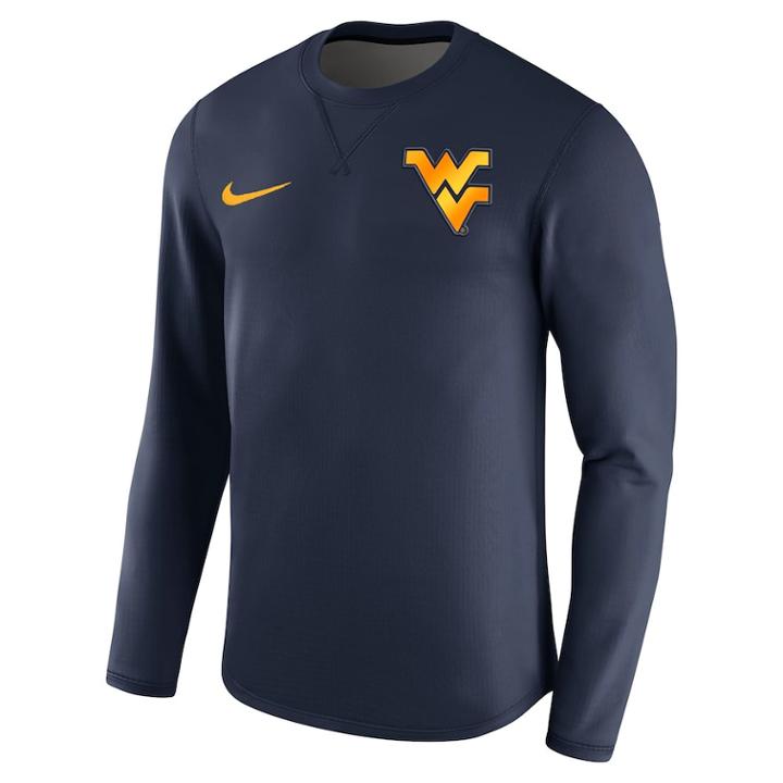 Men's Nike West Virginia Mountaineers Modern Crew Tee, Size: Small, Blue (navy)