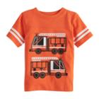 Baby Boy Jumping Beans Tee Chest-seam Graphic Tee, Size: 12 Months, Med Orange