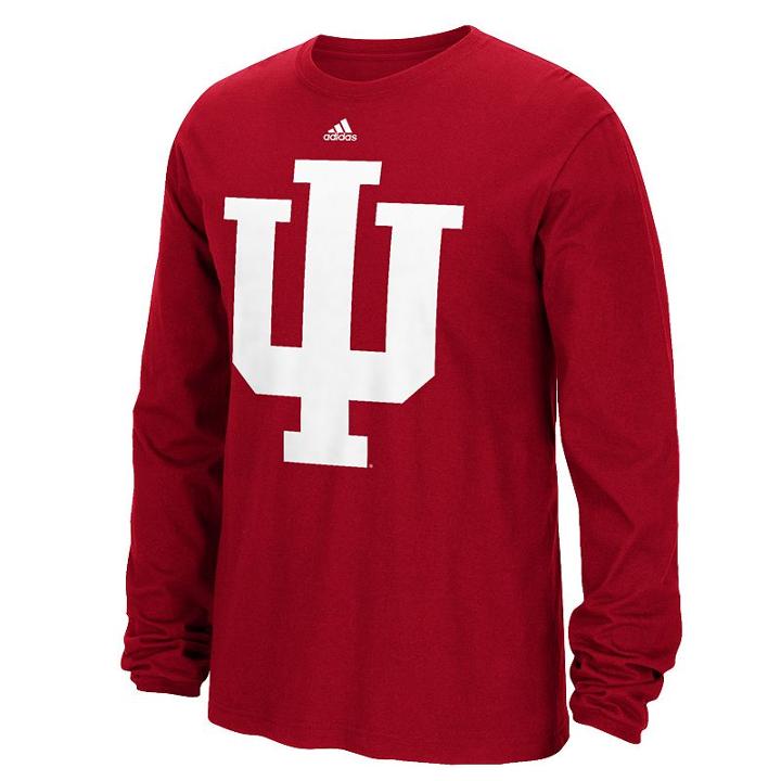 Men's Adidas Indiana Hoosiers Logo Dassler Tee, Size: Xl, Red