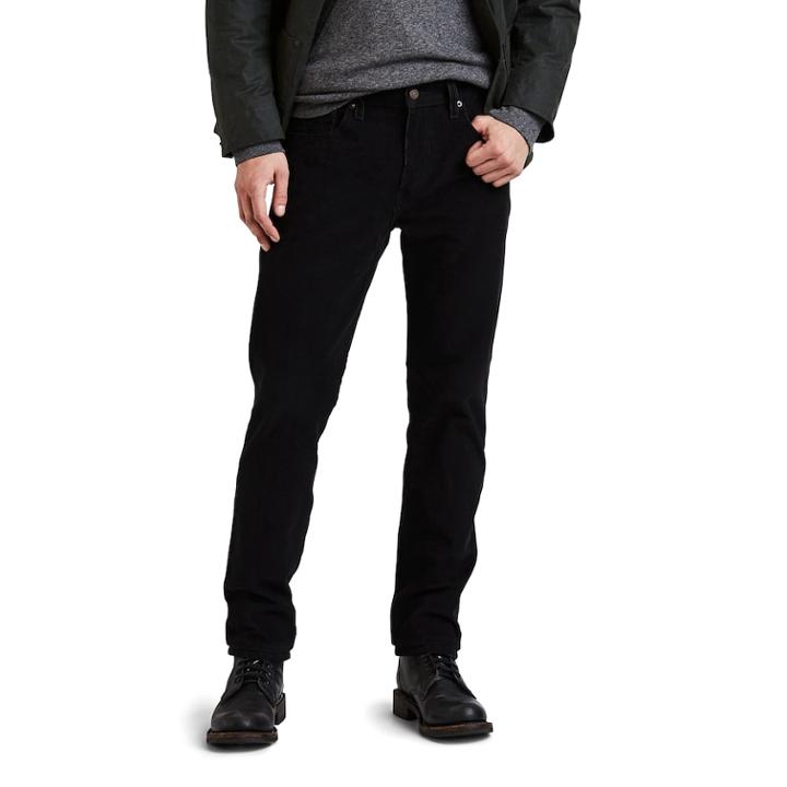Men's Levi's 502 Skinny Corduroy Pants, Size: 31x32, Black