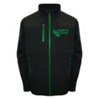 Men's Franchise Club North Texas Mean Green Softshell Jacket, Size: Xxl, Black