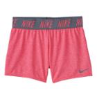 Girls 7-16 Nike Exposed Waistband Shorts, Size: Large, Med Red