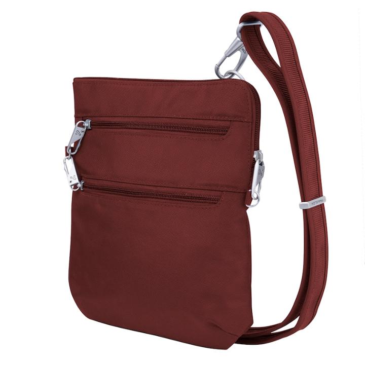 Travelon Anti-theft Classic Slim Crossbody Bag, Women's, Clrs