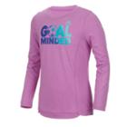Girls 7-16 Adidas Melange Graphic Tee, Size: Small, Lt Purple