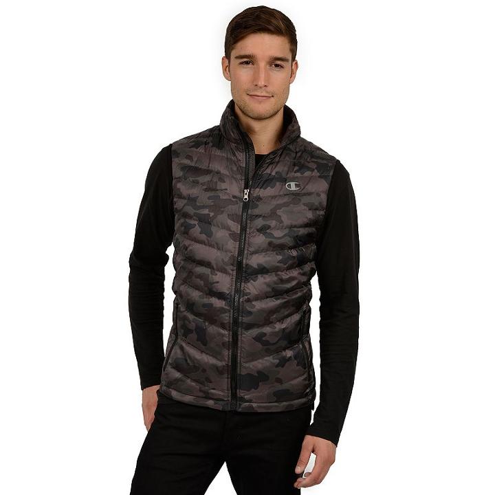 Men's Champion Featherweight Insulated Puffer Vest, Size: Xl, Green