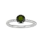 Sterling Silver Chrome Diopside Ring, Women's, Size: 8, Green