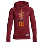 Boys 8-20 Under Armour Cleveland Cavaliers Lockup Hoodie, Size: Medium, Red
