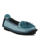L'artiste By Spring Step Dezi Women's Ballet Flats, Size: 36, Blue