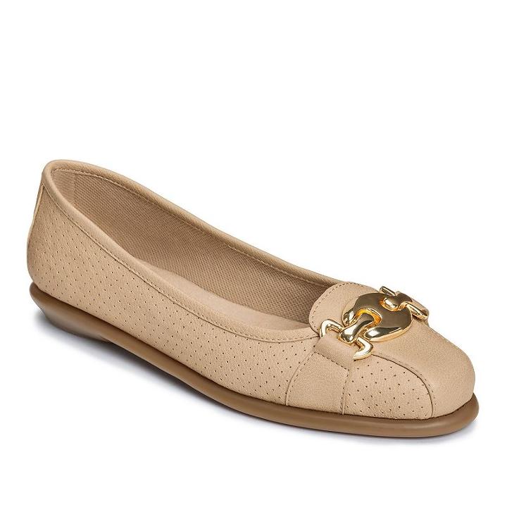 A2 By Aerosoles In Between Women's Ballet Flats, Size: Medium (6), Natural
